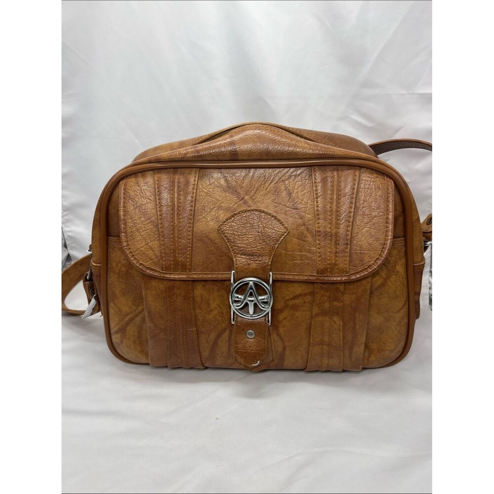 Vintage 1970s American Tourister Brown Shoulder Travel Bag